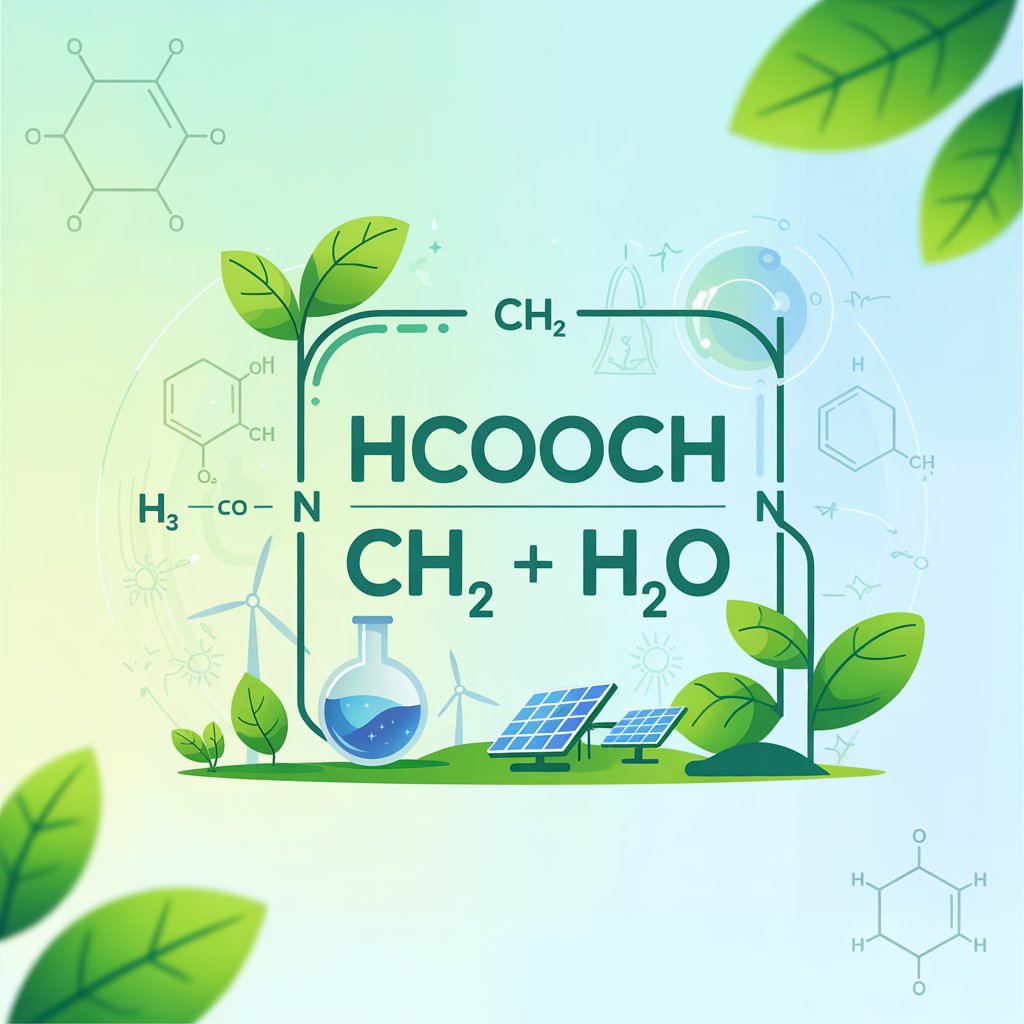 HCOOCH + CH2 + H2O